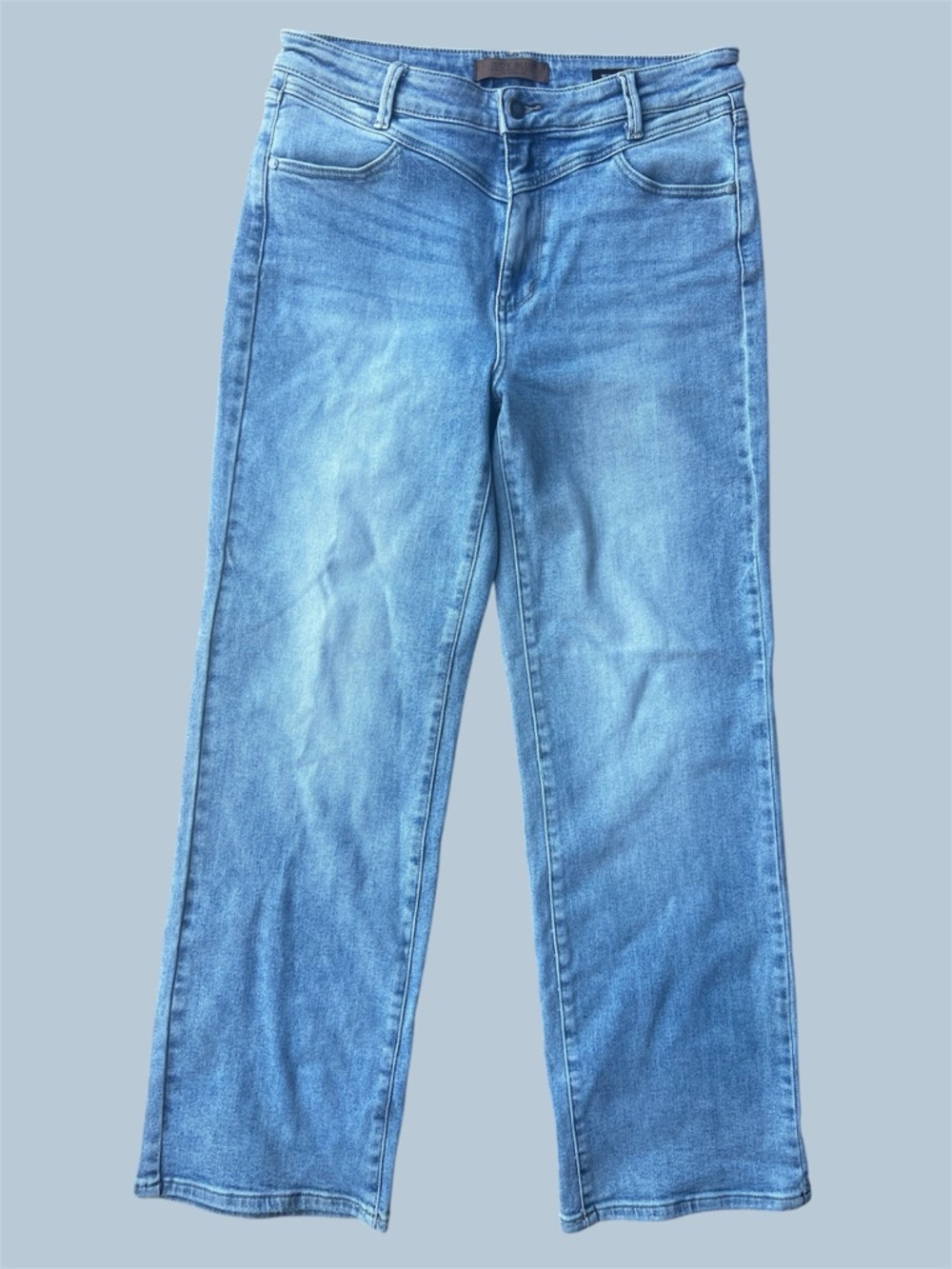 Judy Blue Women’s Jeans Retro Wide Fit Light Wash Stretch Denim size 13 (31)
